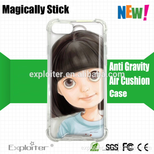 Shenzhen new products crystal clear waterproof shockproof soft tpu pc silicone mobile phone case for iphone 7